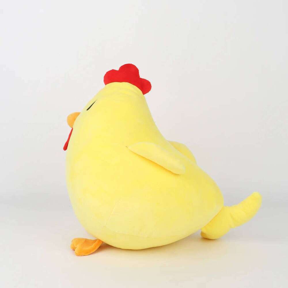 Plush Cartoon Game Soft Animal Chicken Pillow for Kids Accompany Toy Room Decor Y260128
