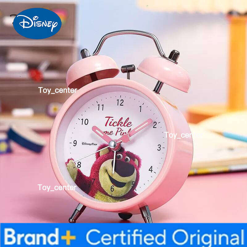 Disney For Children Alarm Clock Duck Donald Stitch Pooh The Winnie Lotso Cartoon Student Boy Girl Kid Cute Quartz Strike Beep H260128