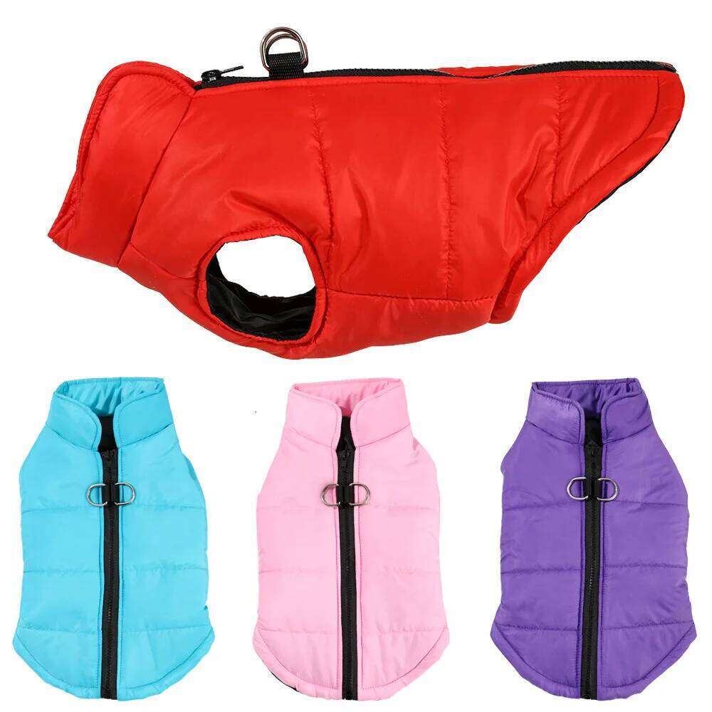 Pet Dog Jacket For Small Dogs Cats Autumn Winter Windproof Puppy Cozy Fleece Cat Waterproof Clothes Chihuahua French Clothing XJ260127