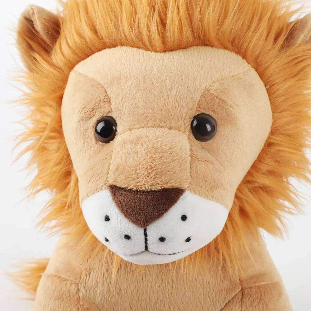 17cm/25cm/30cm Super Soft Cute Lion Plush Toy Fluffy Stuffed Animal for Kids Hugging Pillow Cartoon Birthday Gifts Home Decor Y260128