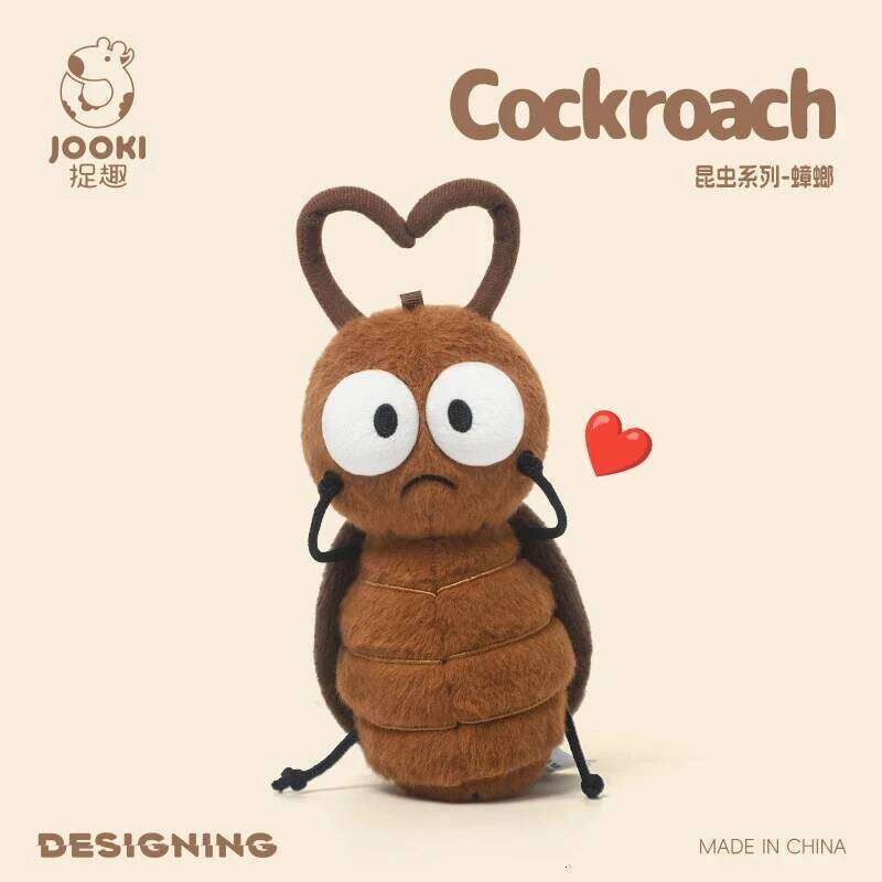 Cute Cockroach Plush Toy-Ultra Soft Squishy Stuffed Insect Adorable Kawaii Bug Plushie Unique Funny Gift for Entomology Lovers Y260128