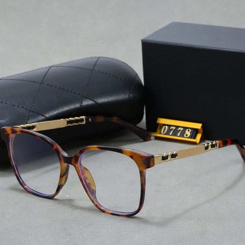 With Box Designer Sunglasses Luxury Eyeglasses Euro American Trend Glasses Amber Black Gold Clear Hip Hop Matching Driving Shading Polarized Casual Glass Gifts