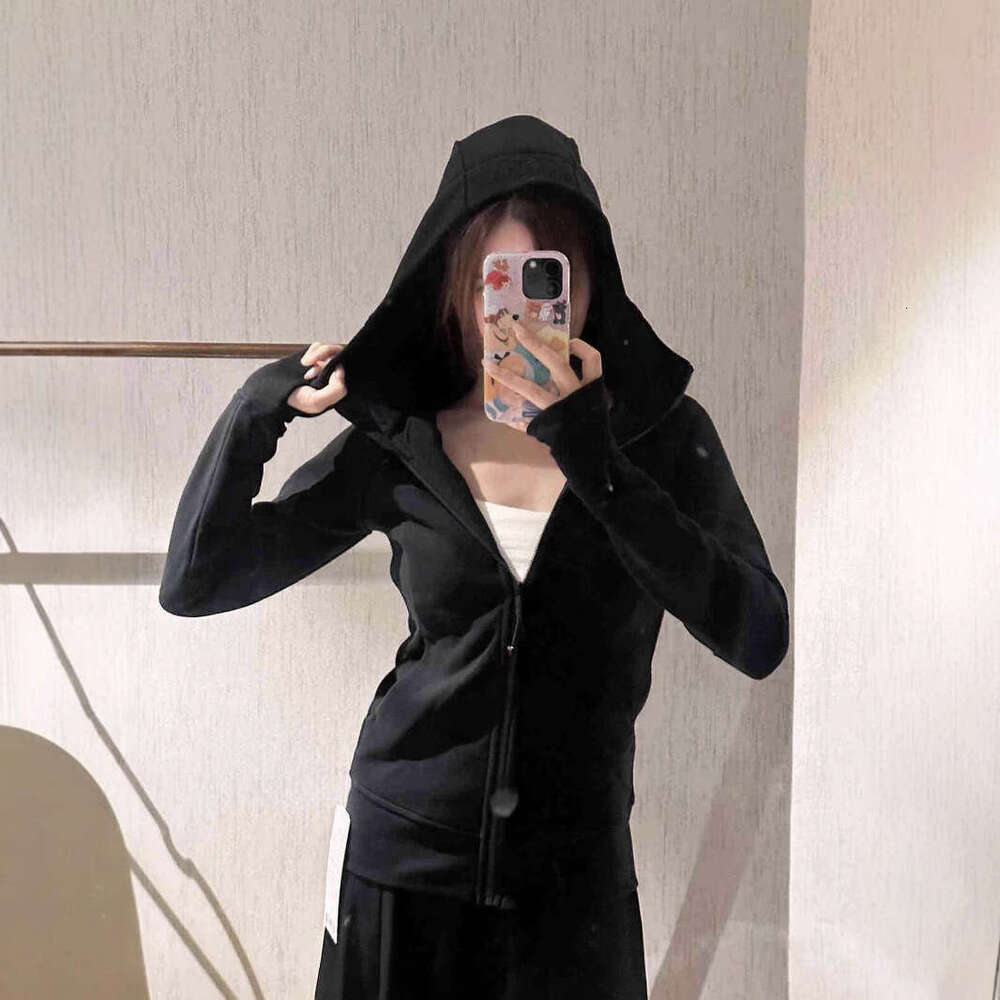 2026 Women's Same Style Diving Hoodie Autumn/Winter Wool Lined Slimming Casual Hoodie