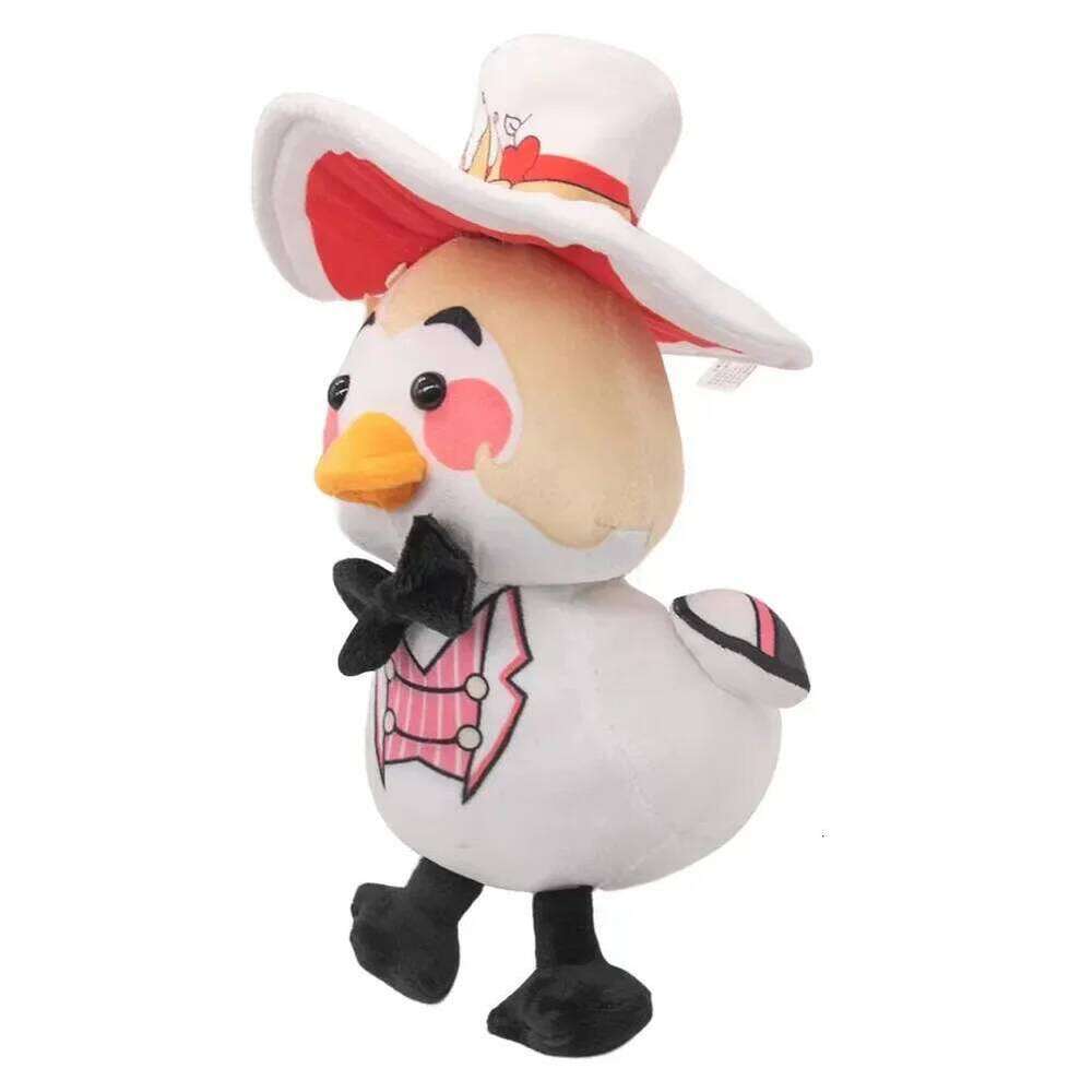 Lucifer Duck Alastor Cosplay Hazzbin Fantasy Hotel Adam Charlie Angel Plush Mascot Costume Soft Stuffed Doll Halloween Gifts Y260128
