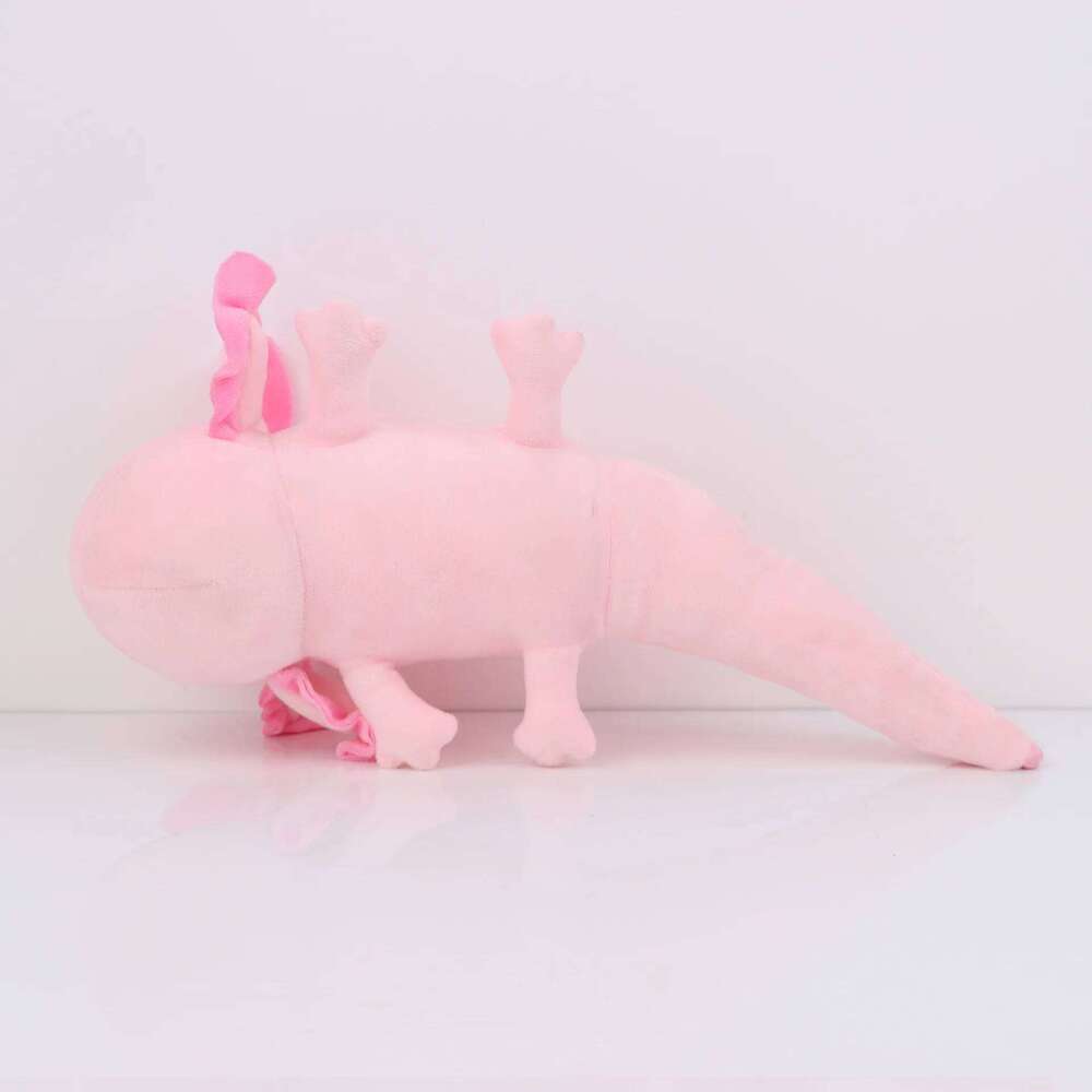 45cm Pink Kawaii Axolotl Dolls Soft Stuffedl Plush Animal Toys Kids Girls Christmas Birthday Gift Toy Y260128