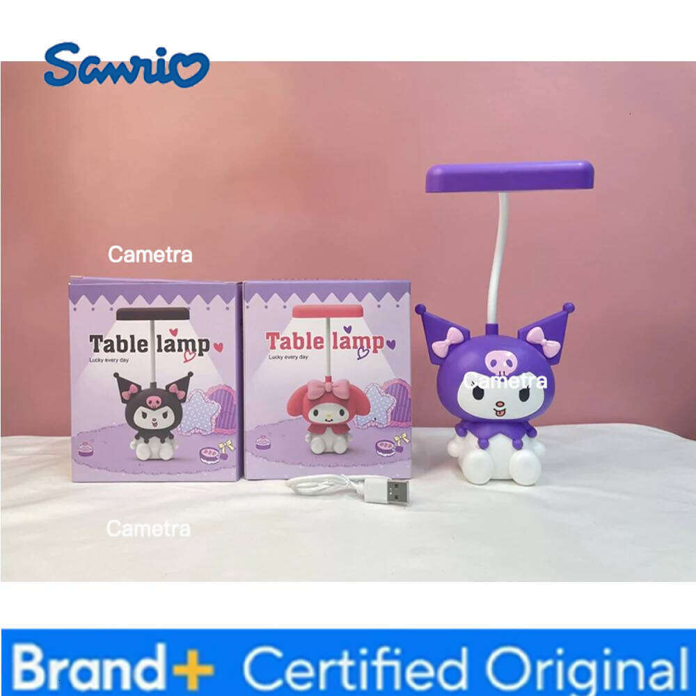 Sanrio Night Light Luminous Toy Bedside Lamp Anime Cartoon Kuromi Cinnamoroll Cute student Children's Gift H260128
