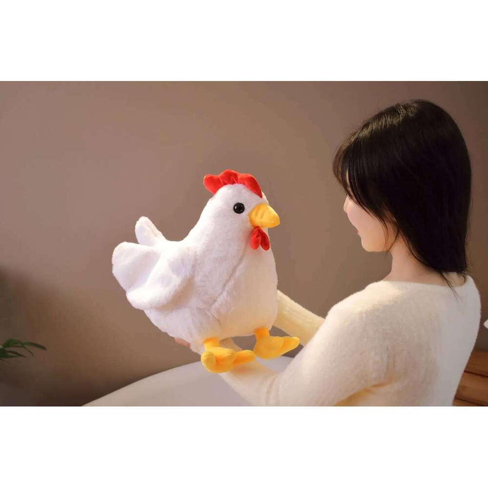 Plush toy chicken cute hen ragdoll girl pillow big chick children's day gift doll Y260128