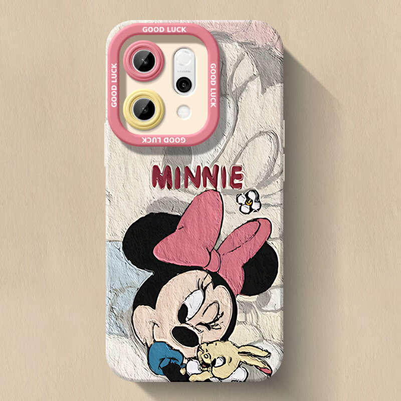 Mickey Minnie Compatible Oppo Reno14 Phone Case Reno13 Women Reno12 Pro+ Protective Cover 11 Full Coverage 9P S260128