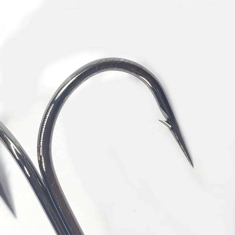 TAKEDO 10PCS 9883 Long Shank Double Weedless Fishing hook Fly Tying Hook for Jig Bass Fishhook fishing tackle For Soft Lure Z260128