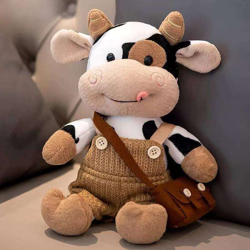 Cute Cow Toy Rag Doll for Girlfriend Children's Gifts Plush Toys Pillow Plushie Stuffed Animal Patung Dolls Y260128