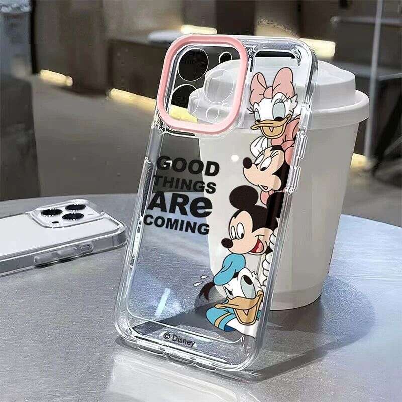 Cartoon Mickey Mouse Compatible with Apple 16 Pro Max Phone iPhone 15 Soft Case 14 Fun 13 Personalized 12/X S260128