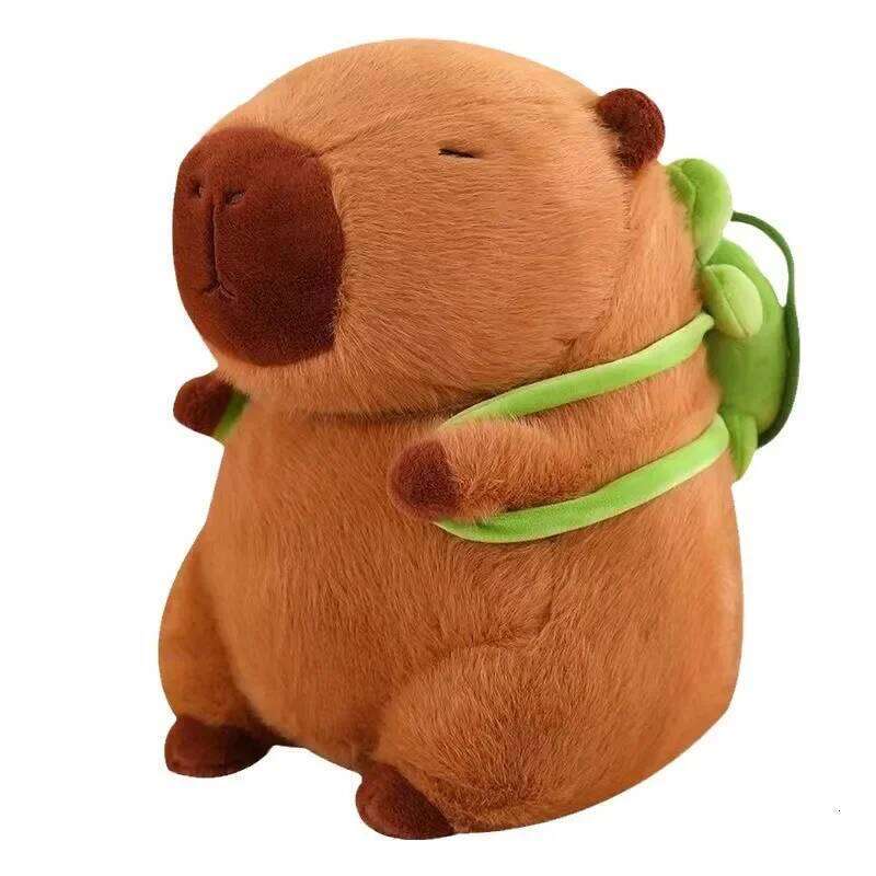 15-32cm Capybara Simulation Capibara Fluffty Toy Kawaii Plushie Cute Stuffed Animals Soft Doll Plush Gift Kid Toys Y260128