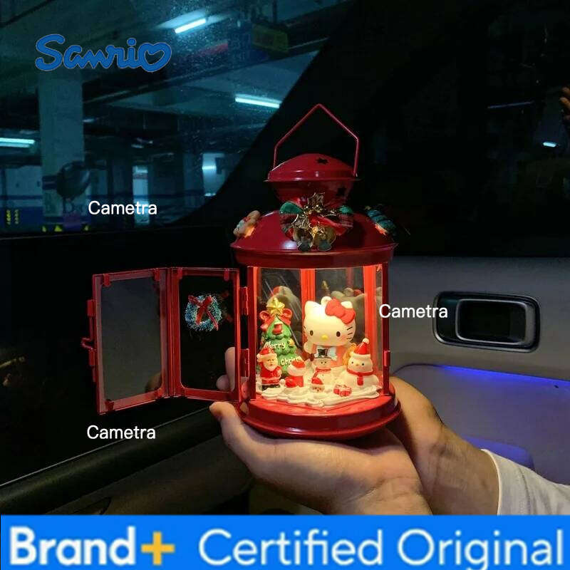 Sanrio Anime Hello Kitty My Melody Kuromi cosplay phone booth style cartoon atmosphere night light kawaii desktop ornaments gift H2601281