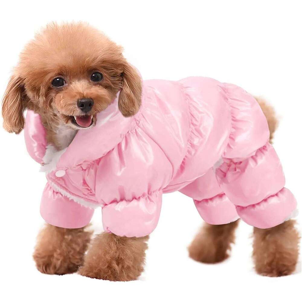 Fullbody Winter Warm Coat Snowsuit Windproof Waterproof Puppy Dog Jacket with Legs Cold Weather Coats for Small Medium Dogs XJ260127