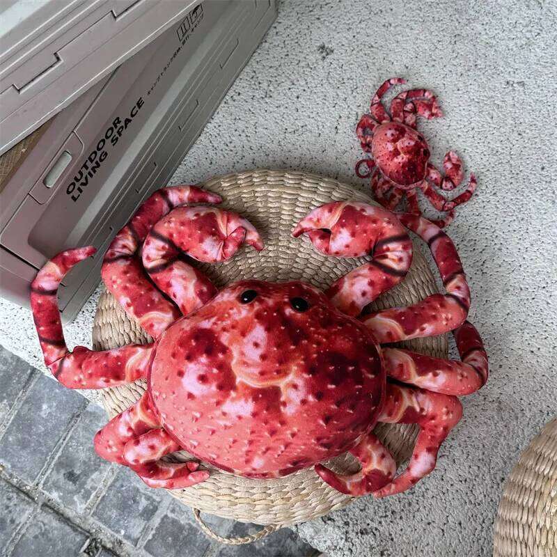 Cute Simulation Marine Animal Plush Toys Huge King Crab Toy Christmas Birthday Gifts for Kid Sleeping Pillow Y260128