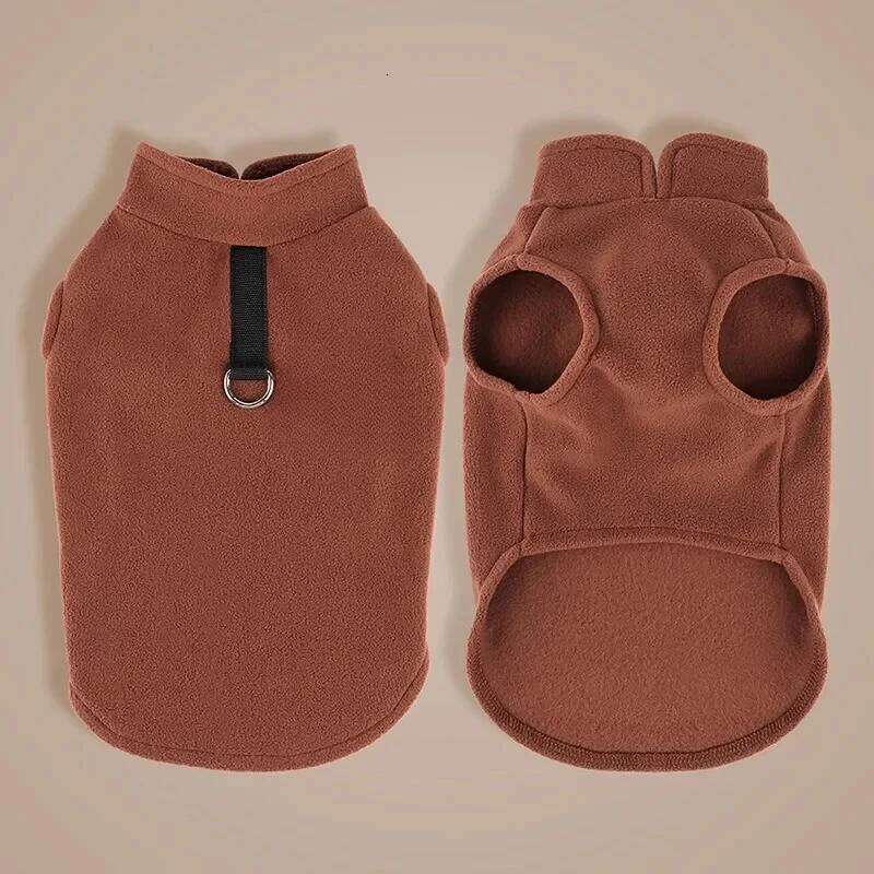 10pcs Pet Dog Clothes Autumn Winter Coat Fleece Warm Sweater Vest For Small Chihuahua Bulldog Dogs Jackets Costumes Supplies XJ260127