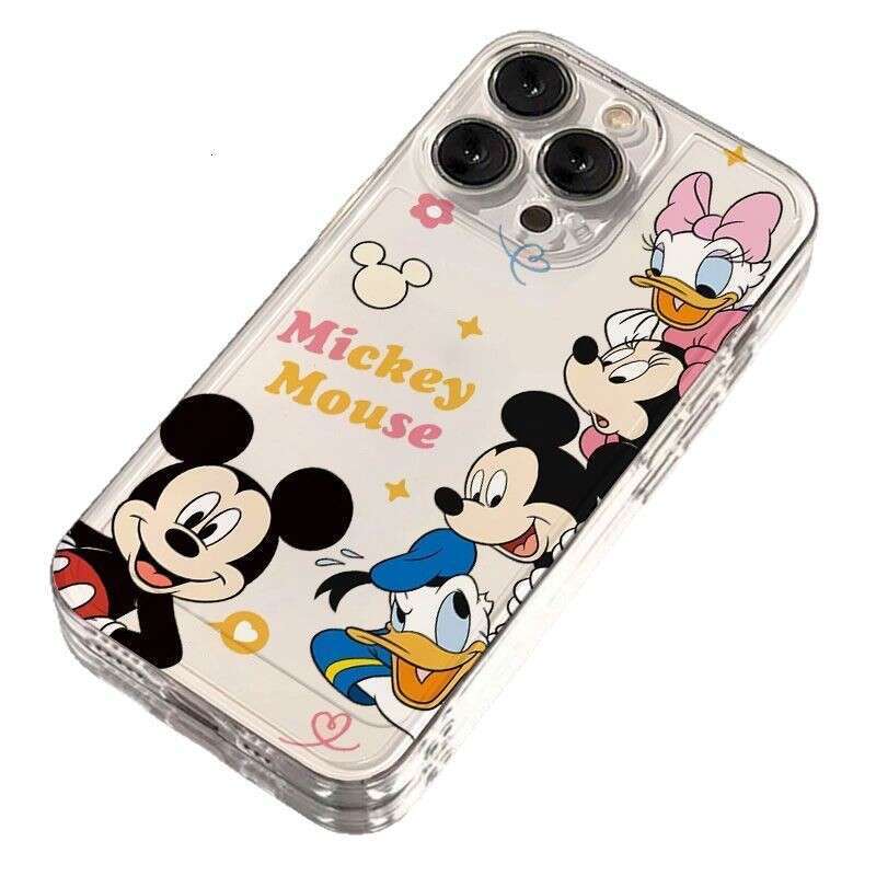 New Mickey and Minnie Compatible with Apple 16 Pro Max 15 Cartoon 14 Premium 13 Hot 12 Cute 11 Phone Case S260128