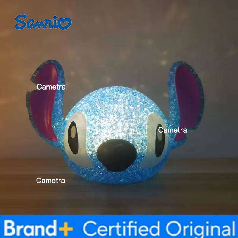 Sanrio New Anime Melody Hello Kitty Kuromi Cinnamoroll Night Light Children Toy Lamp Kawaii Doll Ornament Kids Birthday Gift H260128