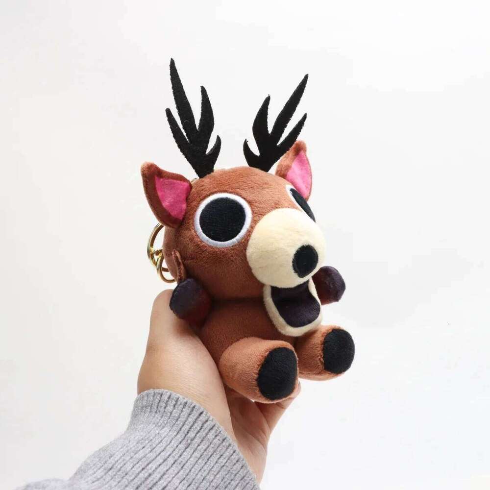 Mini Kawaii Plush Toys 99 Nights in the Forest Anime Animal Deer Buddy Bag Charm Kids Idea Christmas Gifts Home Decor Y260128