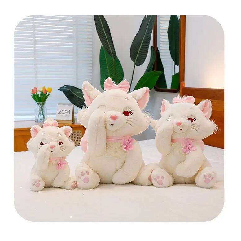 Cat Plush Cartoon Seated Doll Gift Ornament 2025 New Super Cute Girly Heart Y260128