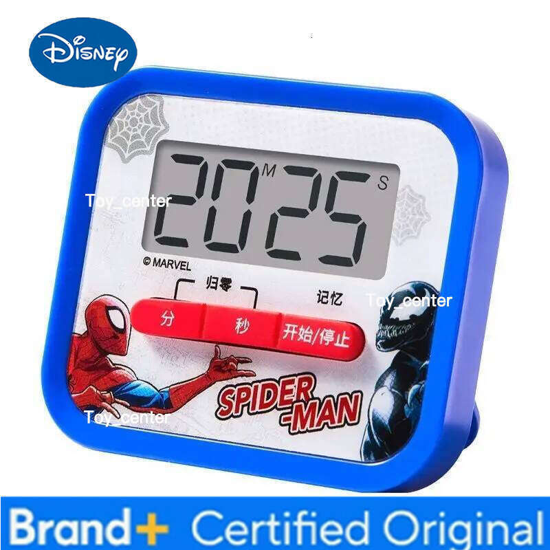 Disney Stitch Lotso Elsa Mickey Cute Kawaii Mini Portable Learning Self-Discipline Electronic Timer Time Manager Peripheral Alarm Clock H260128