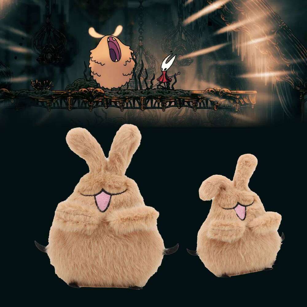 Cute Knight Silksong Hornet's pet Flea Dog Game Anime Peripherals Plush Toy Hollow Fans Birthday Christmas Gift Room Dec Y260128