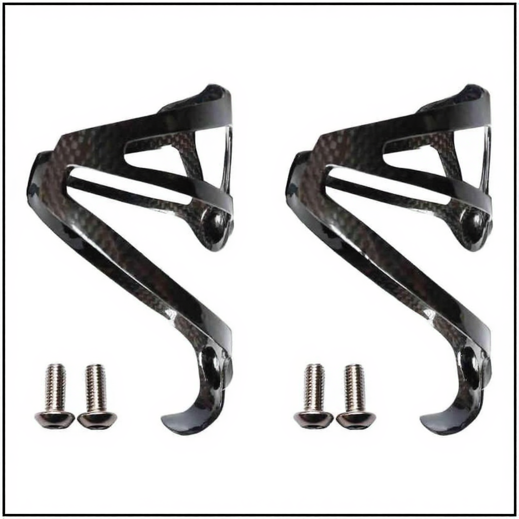 Water Bottles Cages Bicycle Accessories Cycling Sports Outdoors 2 Pcs S Fl Carbon Fibre Bottle Cage Holder With Package Matte Fi