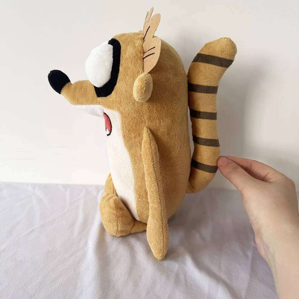 New 25cm Regular Show Plush Toys Cartoon Cute Soft Stuffed Dolls For Kid Birthday Christmas Gift Y260128