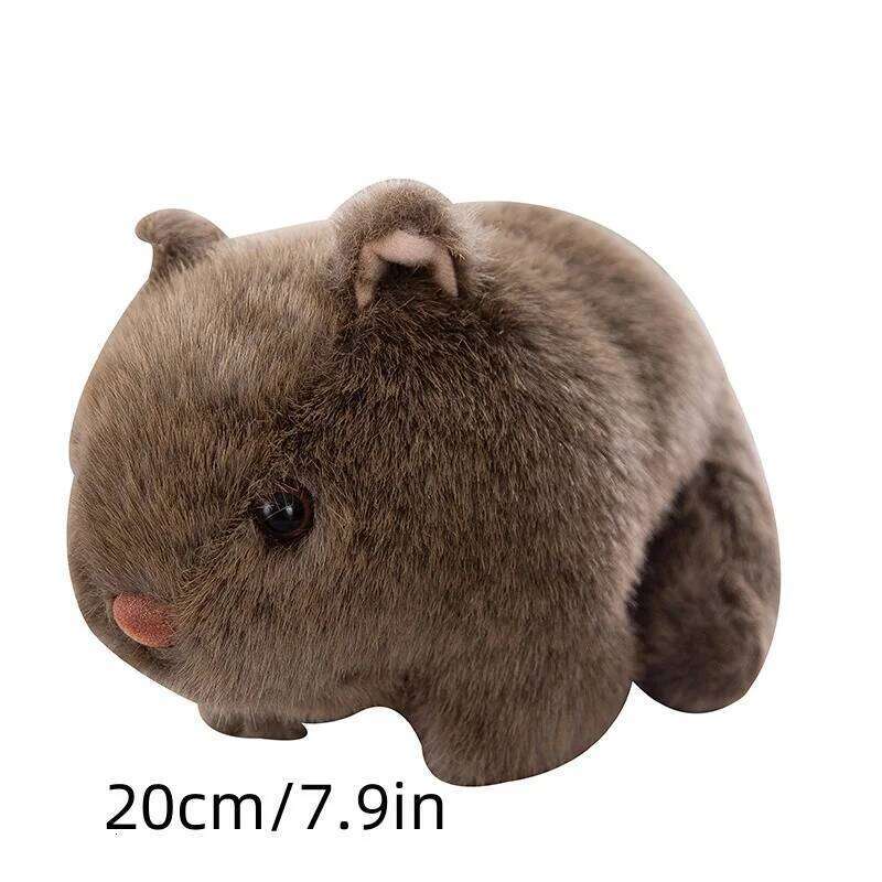 1pcs hamster plush toy cute little mouse doll to give gifts, sleep dolls, family ornaments Y260128
