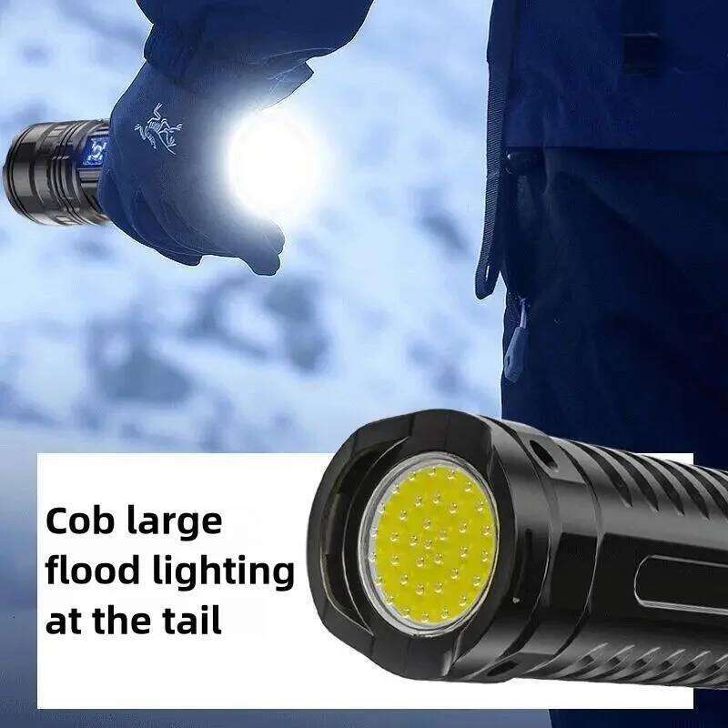 10000W Built-in Battery Flash Light Emergency Spotlights 9km 990000000LM Most Powerful Led Flashlights Tactical Torch 25000mah 26Y01