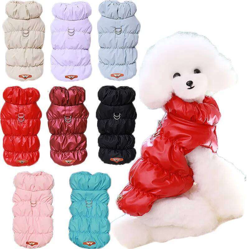 Warm Dog Clothes Winter Vest For Small Dogs Dachshund Shih Tzu Pet Costumes Sleeveless Clothing Puppy Down Jacket Suit XS XJ260127