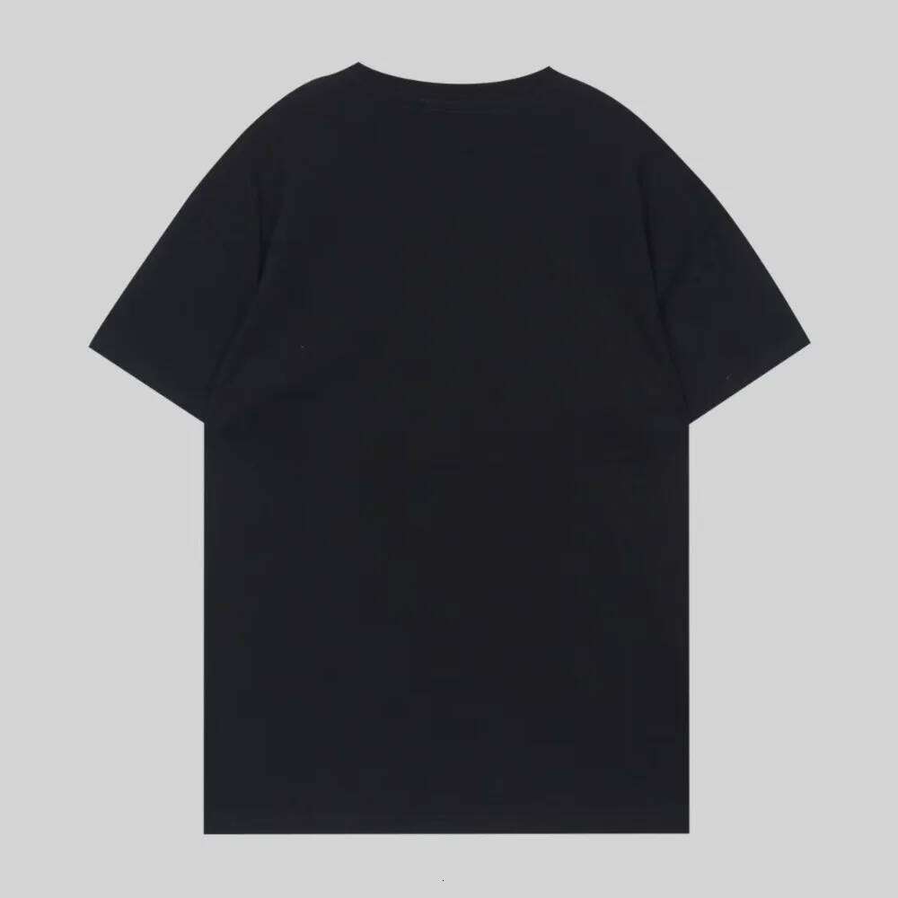 T High Quality Pure Cotton 2025 Trend Crew Neck T-shirt Short Sleeve Summer New Versatile Luxury Printed Casual Top Ins X260128