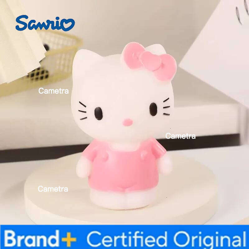 Sanrio Anime Hello Kitty My Melody Night Light Bedroom Lamp Action Figures Model Toy Collection Ornaments Decoration Kids Gifts H2601281