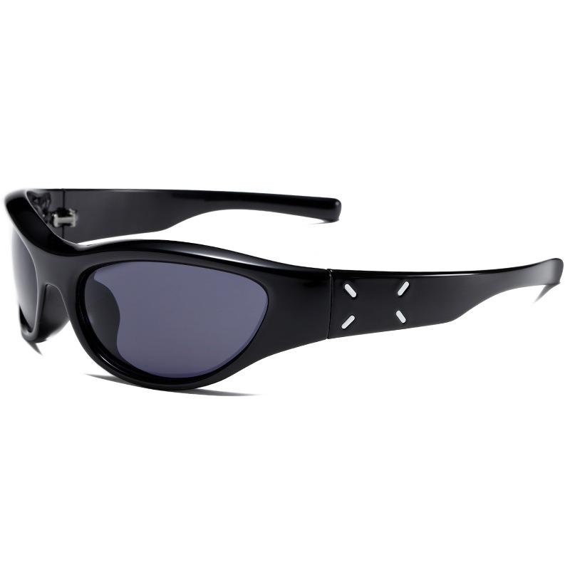 Sunglasses Wrap birthday gift Y2K Futuristic Around Unisex Cycling Sport UV400 Protection Trendy Shades