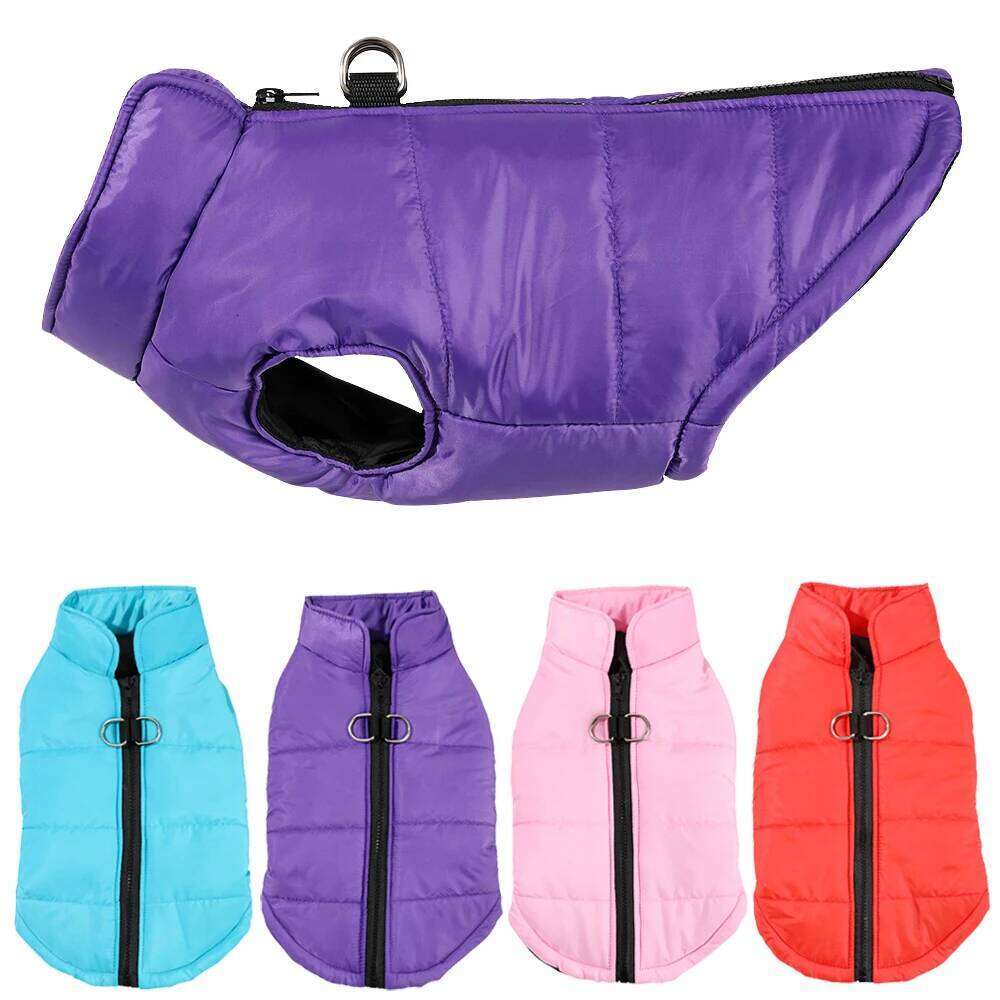 Winter Warm Dog Clothes Waterproof Puppy Down Jacket For Small Medium Dogs Cat Fashion Chihuahua Yorkshire Coat Pet Vest Apparel XJ260127