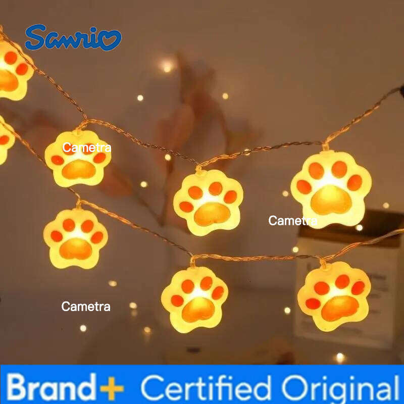 Sanrio 1.5/3m LED Cartoon Hello Kitty String Lights Kids Room Battery/Usb Operated Hanging Lamp Christmas Festival Decor Light H260128