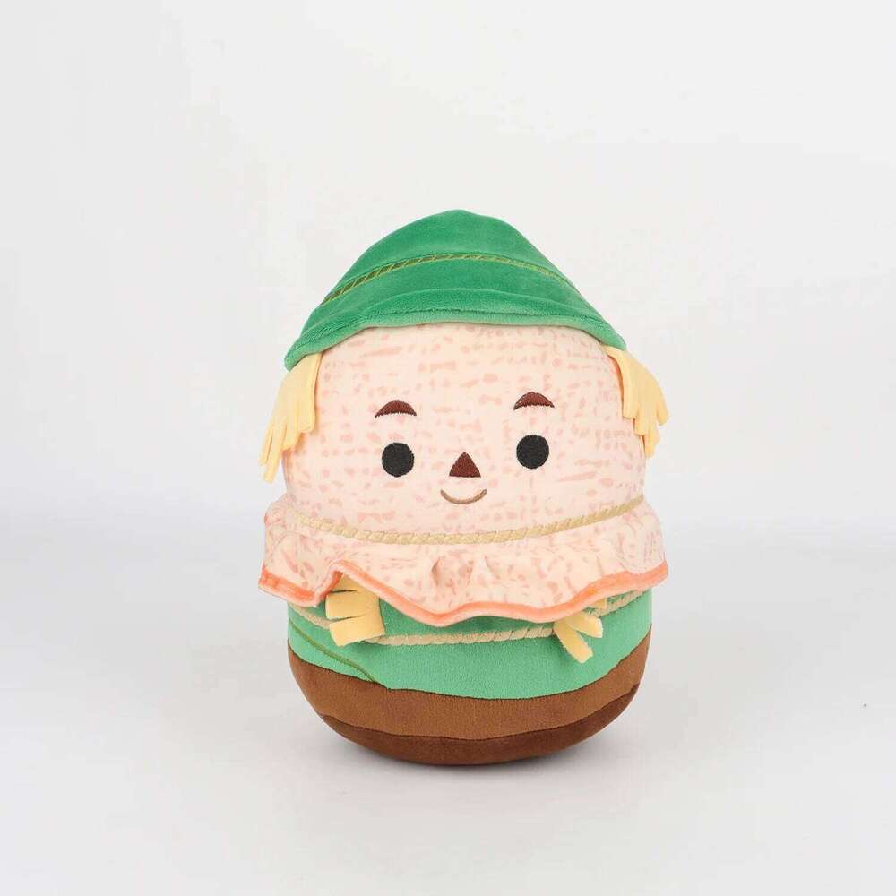 Cute Movie Characters Plush Pillow Lion Scarecrow Round Huggable Stuffed Dolls Super Soft Kawaii Anime Cushion Gift for Fans Y260128