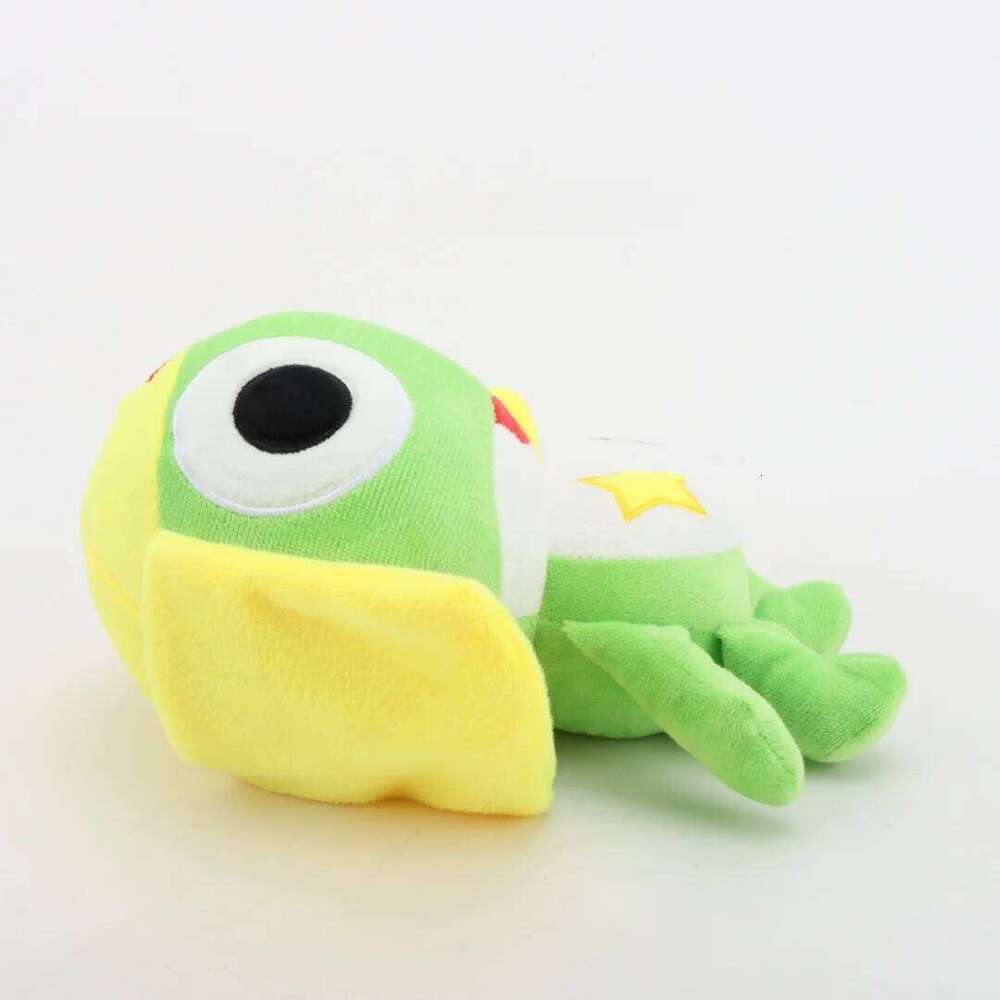 20cm Kawaii Plush Toys Cute Keroro Gunsou Anime Peripheral Stuffed Doll Room Decor Kids Christmas Birthday Gifts Y260128