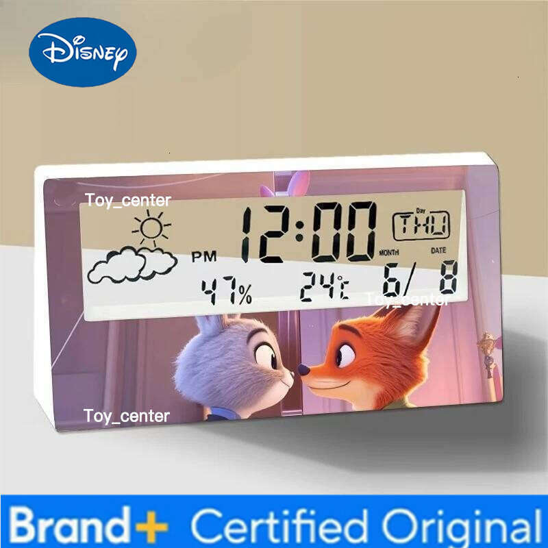 Disney Zootopia Judy Nick Creative High-Appearance Electronic Cartoon Student Dormitory Multifunction Alarm Clock H260128