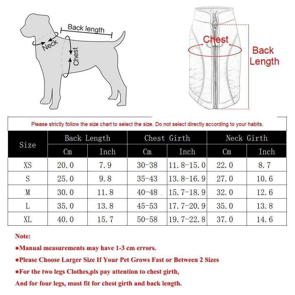 Reflective Warm Dog Clothes For Small Medium Dogs Cats Winter Windproof With D-ring Elasticity Puppy Jacket Yorkshire Pet Coat XJ260127