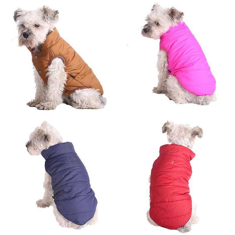 Winter Pet Costume for Small Large Dogs Warm Fleece Clothes Windproof Dog Cotton Jackets Yorkies French-Bulldog Coat Bichon XJ260127