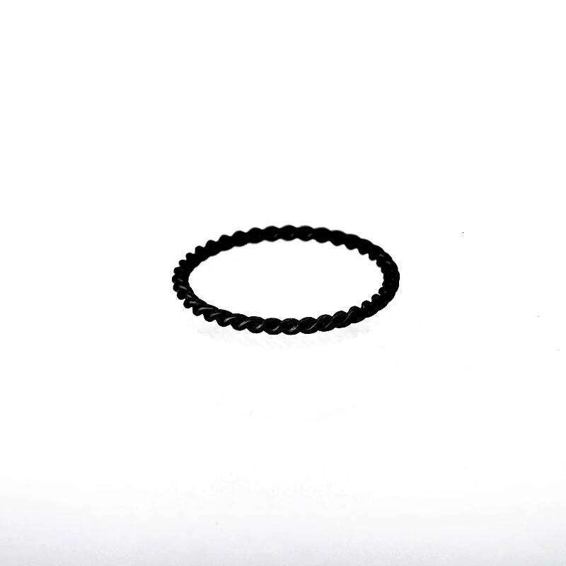 Stainless Steel Spiral Twist Finger For Women Men Gold Plated Round Wedding Couple Rings Minimalist Jewelry Party Gift XJ260127