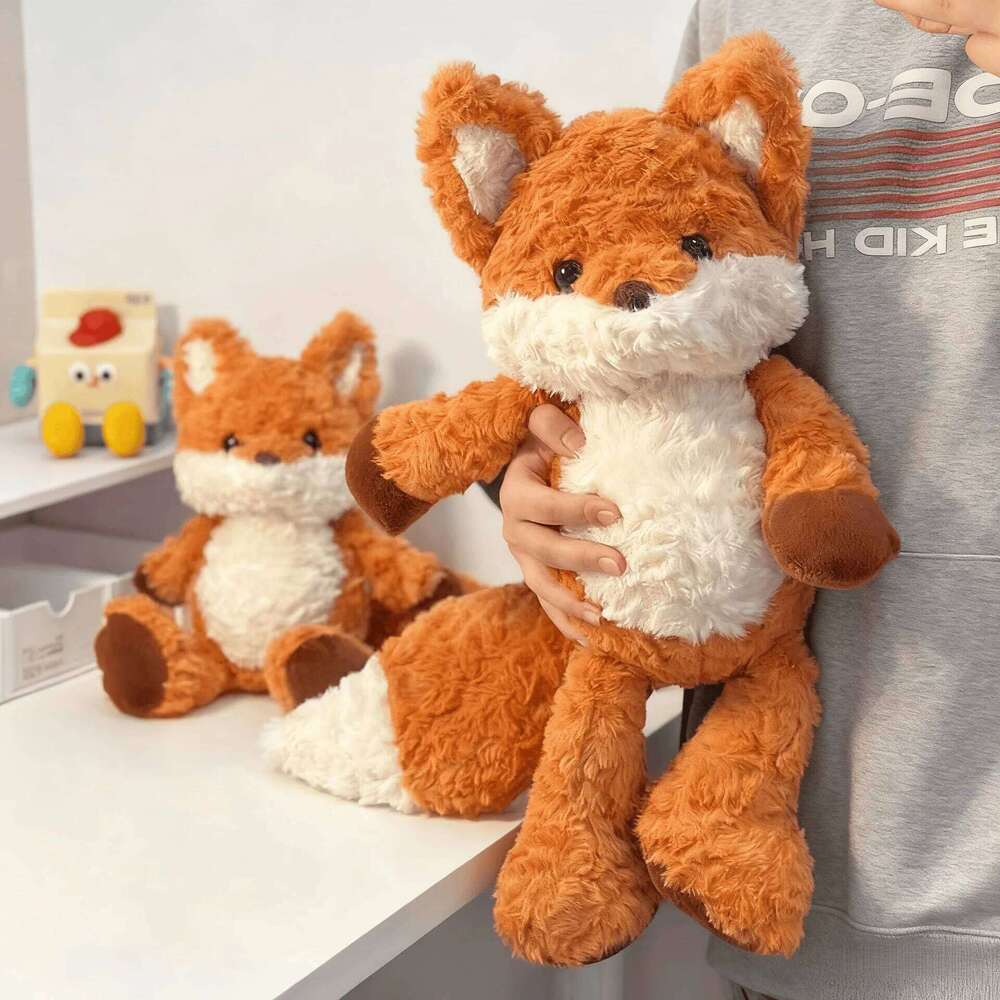 Fluffy Orange White Cartoon Design With Black Eyes, Perfect For & Comfort, Playtime Toy | Whimsical Pet Accessor Y260128