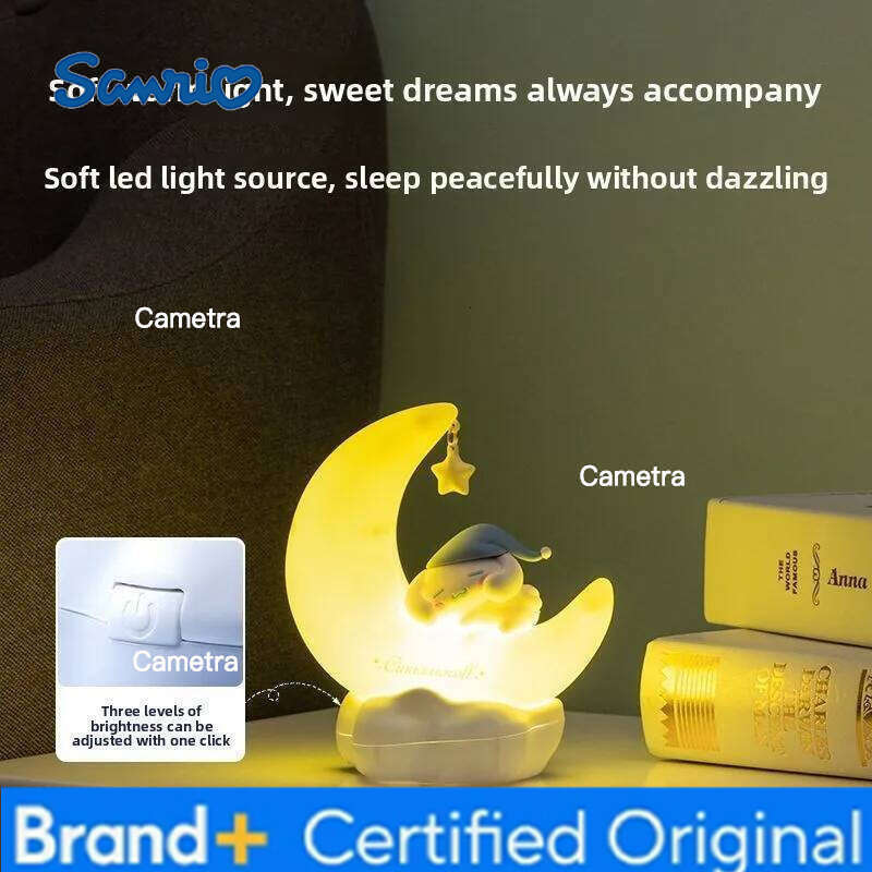 Sanrio kuromi luminous ornament cartoon cute, creative and exquisite, bedroom decoration atmosphere night light, girl gift H260128