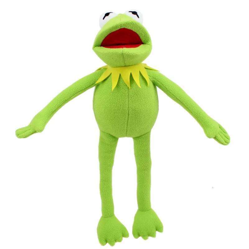 Anime Kermit The Funny Kawaii Doll Hand Puppet Schoolbag Frog Cute Plush Toy Ventriloquist Performance Props For Baby Y260128
