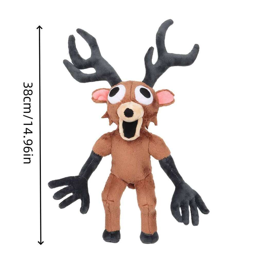 38cm 99 Aights In Forest Plush Stuffed Animal Game Peripheral The Deer Birthday Xmas Halloween Gift Toys for Kids Decor Y260128
