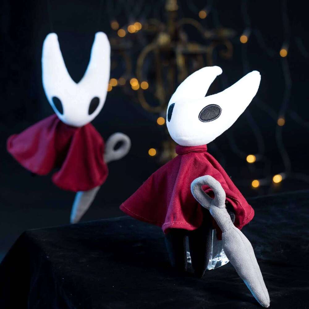 Adorable Cartoon Hollow Knight Silksong Plush Toy Game Merchandise Hornet For kids Birthday Halloween Gift Y260128