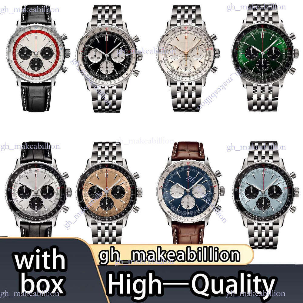 Breil watches Navitime Designer Watch AAA mens Watch High Quality Silver Dial Leather Bands Watch Movement Automatic/Quartz Chronograph Premium Quality Watch