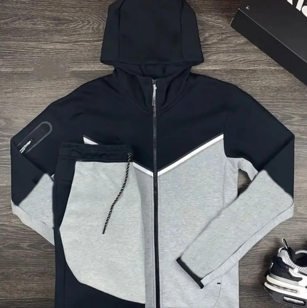 2026 Designer Tracksuit Men Tech Fleece Two Pieces Suit Hoodie And Pants Fashion Sweatshirts Womens Jackets Hooded Sportswear phqz