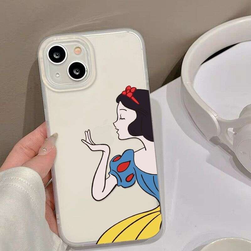 Snow White Compatible with 16 Pro Max Phone Case iPhone 15 New Apple 14/13/12/11 Soft S260128